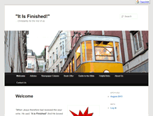 Tablet Screenshot of itisfinished.org